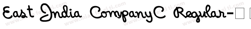 East India CompanyC Regular字体转换